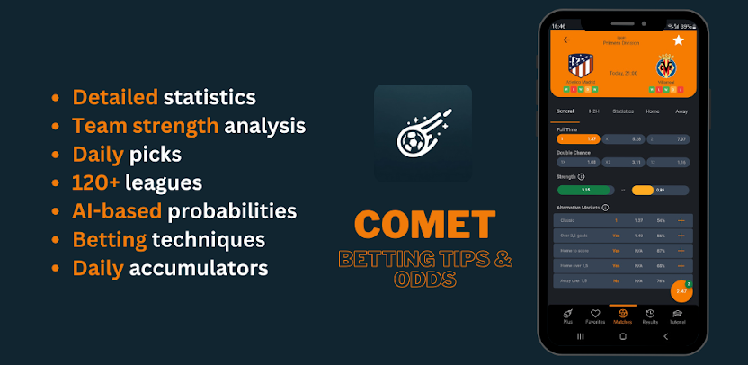Comet Football Betting Tips - Download & Install